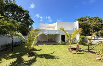Casa em condomínio fechado com 4 quartos para alugar na avenida rio joanes, abrantes, camaçari, 40 m2 por r$ 15.000