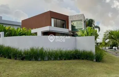Casa em condomínio fechado com 4 quartos à venda na rodovia rodovia ba-099  estrada do côco, alphaville (abrantes), camaçari, 340 m2 por r$ 2.500.000