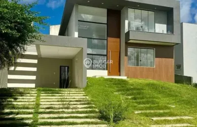 Casa em condomínio fechado com 4 quartos à venda na rua caraíva, alphaville (abrantes), camaçari, 300 m2 por r$ 1.690.000