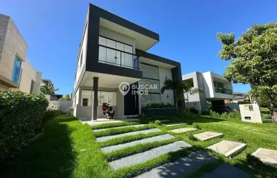Casa em condomínio fechado com 4 quartos à venda na rodovia rodovia ba-099  estrada do côco, alphaville (abrantes), camaçari, 340 m2 por r$ 2.290.000
