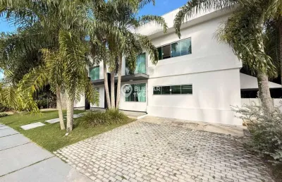 Casa em condomínio fechado com 4 quartos à venda na rodovia ba-099 - estrada do côco, alphaville (abrantes), camaçari, 390 m2 por r$ 1.799.000