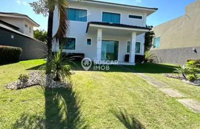 Casa em condomínio fechado com 4 quartos à venda na rodovia ba-099 - estrada do côco, alphaville (abrantes), camaçari, 190 m2 por r$ 1.450.000