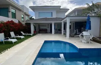 Casa em condomínio fechado com 4 quartos à venda na Rua Priscila B Dutra, Buraquinho, Lauro de Freitas