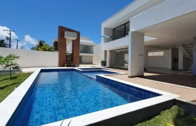Casa em condomínio fechado com 3 quartos à venda na rua são jorge, abrantes, camaçari por r$ 720.000