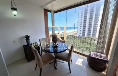 Flat com 2 quartos à venda na avenida lúcio costa, barra da tijuca, rio de janeiro, 70 m2 por r$ 1.190.000