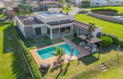 Condomínio com 4 quartos à venda em loteamento parque chapada de itu - sp
