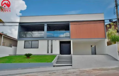 Casa em condomínio para venda em brasília, setor habitacional jardim botânico, 5 dormitórios, 5 suítes, 7 banheiros, 4 vagas