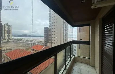 Apartamento 2 dorms c/ suíte, sacada gourmet e 92m² na aviação, praia grande sp
