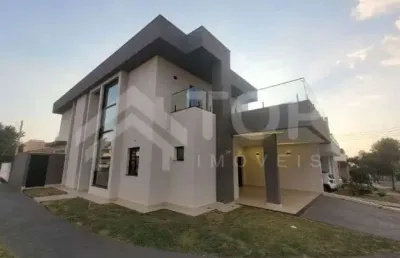Casa em condomínio fechado com 3 quartos à venda no condomínio residencial quebec, são carlos , 264 m2 por r$ 1.590.000