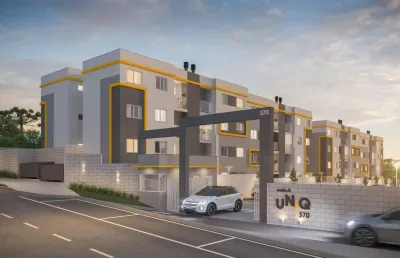 Apartamento garden com 2 quartos no vila amélia em pinhais.