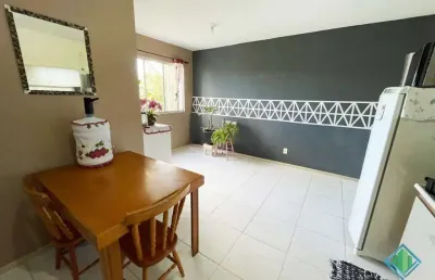 Apartamento com 2 quartos à venda na valmir hermelino machado, 100, guarda do cubatão, palhoça, 47 m2 por r$ 195.000