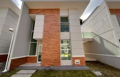 Casa para venda em eusébio, mangabeira, 3 dormitórios, 3 suítes, 4 banheiros, 2 vagas