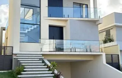 Casa em condomínio para venda em eusébio, cidade alpha, 4 dormitórios, 4 suítes, 5 banheiros, 4 vagas