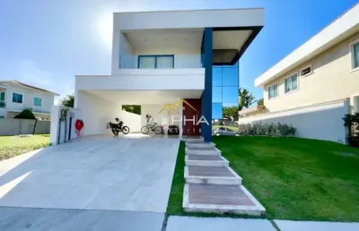 Casa em condomínio para venda em eusébio, coaçu, 4 dormitórios, 4 suítes, 5 banheiros, 4 vagas