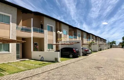 Casa em condomínio para venda em eusébio, guaribas, 4 dormitórios, 3 suítes, 4 banheiros, 2 vagas