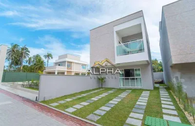 Casa em condomínio para venda em eusébio, centro, 3 dormitórios, 3 suítes, 5 banheiros, 2 vagas