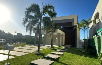 Casa em condomínio para venda em eusébio, cararu, 5 dormitórios, 5 suítes, 7 banheiros, 4 vagas