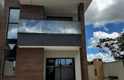 Casa para venda em eusébio, encantada, 3 dormitórios, 3 suítes, 3 banheiros, 3 vagas