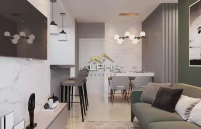 Apartamento para venda em eusébio, coité, 2 dormitórios, 1 suíte, 2 banheiros, 1 vaga