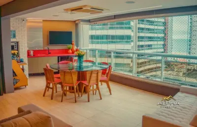 Apartamento para venda em fortaleza, meireles, 3 dormitórios, 3 suítes, 4 banheiros, 4 vagas