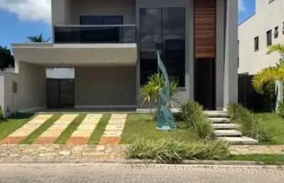 Casa em condomínio para venda em eusébio, coaçu, 4 dormitórios, 4 suítes, 5 banheiros, 4 vagas
