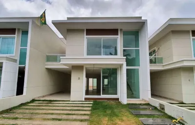 Casa em condomínio para venda em fortaleza, sabiaguaba, 3 dormitórios, 3 suítes, 4 banheiros, 3 vagas