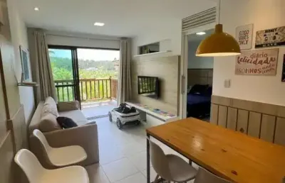 Apartamento para venda em caucaia, cumbuco, 1 dormitório, 1 banheiro, 1 vaga
