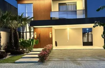 Casa em condomínio para venda em eusébio, cidade alpha, 4 dormitórios, 4 suítes, 5 banheiros, 4 vagas