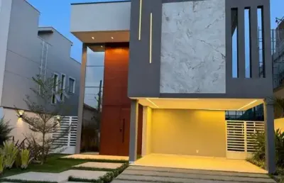 Casa em condomínio para venda em eusébio, cidade alpha, 4 dormitórios, 3 suítes, 5 banheiros, 4 vagas