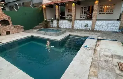 Casa para venda em aquiraz, porto das dunas, 5 dormitórios, 5 suítes, 6 banheiros, 3 vagas