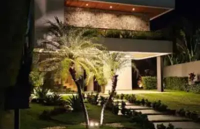 Casa em condomínio para venda em eusébio, cararu, 5 dormitórios, 5 suítes, 6 banheiros, 4 vagas