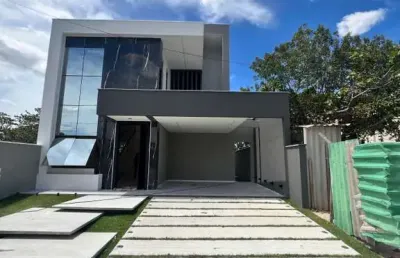 Casa em condomínio para venda em aquiraz, jacundá, 4 dormitórios, 4 suítes, 5 banheiros, 4 vagas