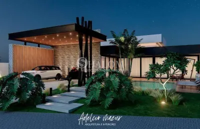 Casa à venda em porto rico, centro, com 4 suítes, com 350 m², cond mirante do rio parana