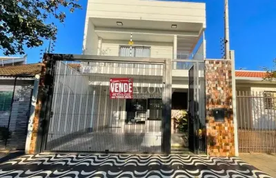 Sobrado à venda em maringá, jardim tóquio, com 3 suítes, com 175 m²