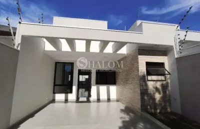 Casa à venda em maringá, jardim araucária, com 3 quartos, com 96 m²