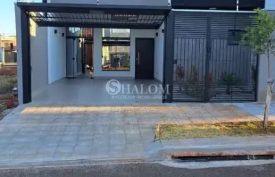 Casa à venda em maringá, bom jardim, com 3 quartos, com 127 m²