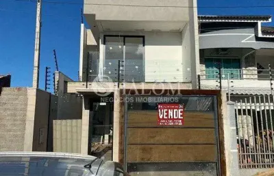 Sobrado à venda em maringá, jardim tóquio, com 3 quartos, com 180 m²