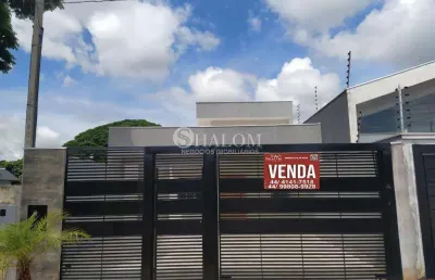 Casa à venda em maringá, parque residencial aeroporto, com 3 quartos, com 94 m²