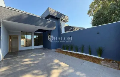 Casa à venda em maringá, parque das grevíleas, com 3 quartos, com 80 m²