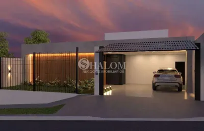Casa à venda em maringá, jardim itália, com 3 quartos, com 153.04 m²