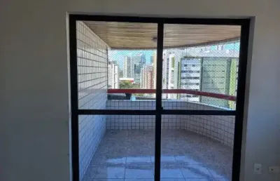 Apartamento para venda possui 124 metros com 3 quartos sendo 1 suíte com 2 vgs - em boa viagem - recife - pe