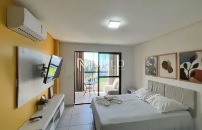 Flat com 30,38m²-mobiliado em porto de galinhas - à vista..