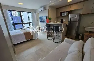 Flat com 1 quarto à venda na Rua Amália Bernardino de Sousa, Boa Viagem, Recife