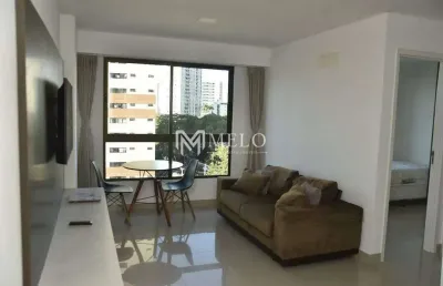 Oportunidade em parnamirim: 44m², 02qts, 01rotativa/mobiliado...