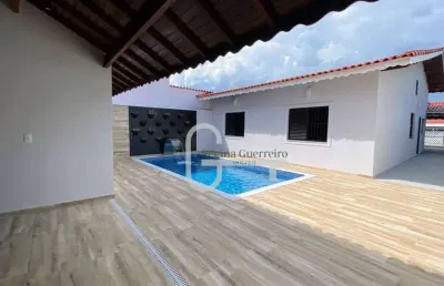 Casa com 3 dormitórios à venda, 161 m² por r$ 850.000,00 - cidade nova peruibe - peruíbe/sp