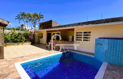 Casa com 4 dormitórios à venda, 198 m² por r$ 550.000,00 - balneário stella maris - peruíbe/sp