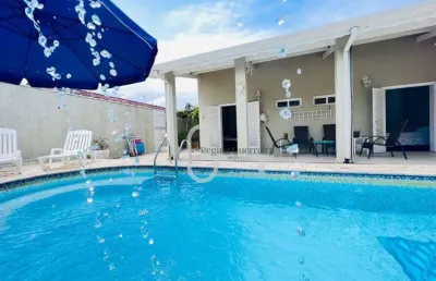 Casa com 4 dormitórios à venda, 236 m² por r$ 1.100.000,00 - balneário três marias - peruíbe/sp