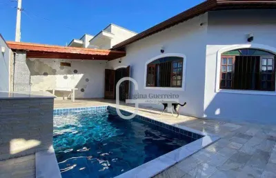 Casa com 4 dormitórios à venda, 147 m² por r$ 650.000,00 - parque balneário oásis - peruíbe/sp