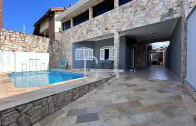 Casa com 3 dormitórios à venda, 232 m² por r$ 590.000,00 - parque balneário oásis - peruíbe/sp