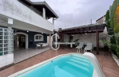 Casa com 4 dormitórios à venda, 280 m² por r$ 1.200.000,00 - residencial três marias - peruíbe/sp